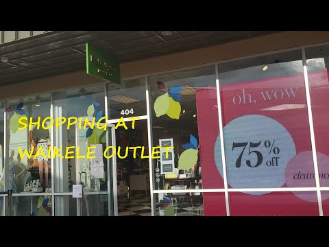 Compras no Waikele Outlet
