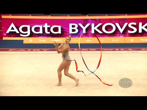 BYKOVSKAIA Agata (KGZ) - 2019 Rhythmic Worlds, Baku (AZE) - Qualifications Ribbon