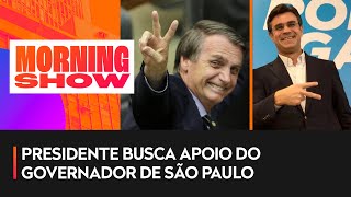 Bolsonaro se encontra com Rodrigo Garcia nesta terça-feira