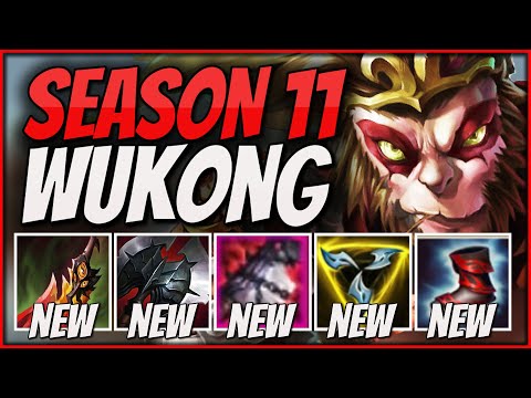 FIRST Wukong Game In SEASON 11!! | Goredrinker And Other New Items Tryout - #wukong #season11