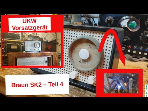 UKW Abgleich, schwingender ZF Verstärker, Lautstärkeregler defekt,  - Braun SK2b Teil 4