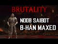 MK MOBILE NOOB SAIBOT BRUTALITY GAMEPLAY 1080P MK MOBILE NOOB SAIBOT FUSION LEVEL X EQUIPMENT