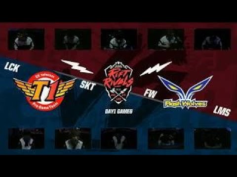 LCK vs. LPL vs. LMS Day 1: 2017 Rift Rivals Flash Wolves vs. SK telecom T1