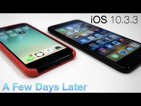 iOS 10.3.3 - A Few Days Later