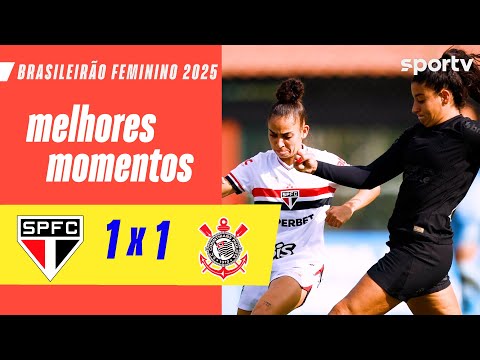 Gols e lances de São Paulo x Corinthians