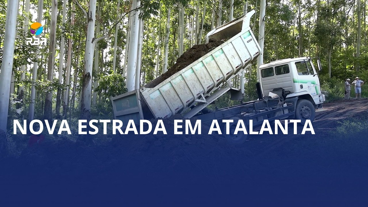 Nova estrada em Atalanta. Rota vai encurtar distância entre duas comunidades