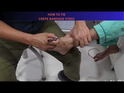 Crepe Bandage Tying Video
