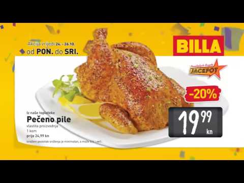 Billa jackpot akcija od 24.10.2016.