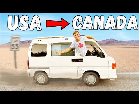 Driving my TINY camper 1,000 miles to Canada