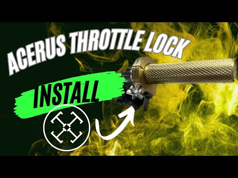 Acerus Throttle Lock Install Video!  Upgrade your Honda Shadow Now!
