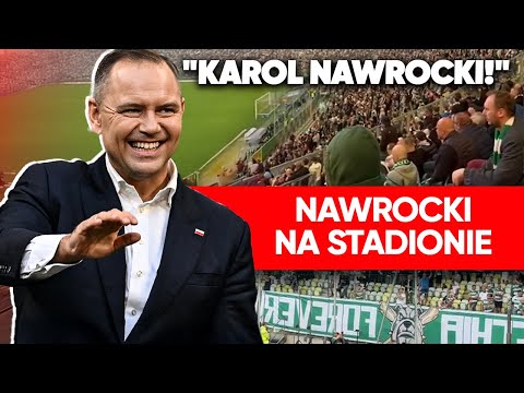 Euforia na stadionie. Mocne wejście Nawrockiego na mecz Lechii Gdańsk