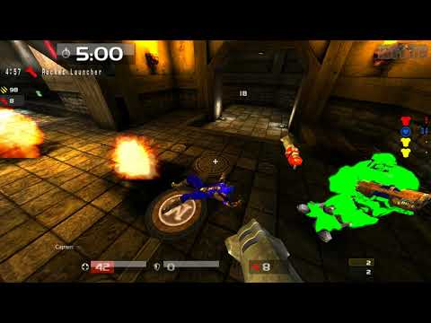 Quake Live: Duel Match Capwn -vs- fire_bot on Sinister