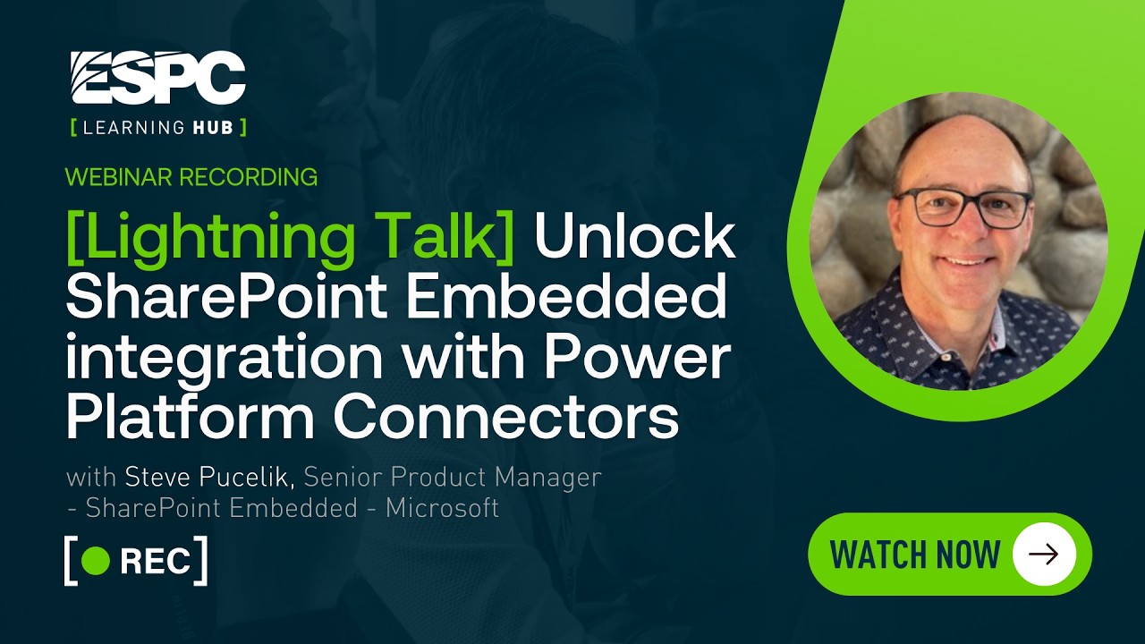 [Lightning Talk] Unlock SharePoint Embedded integration with Power Platform Connectors