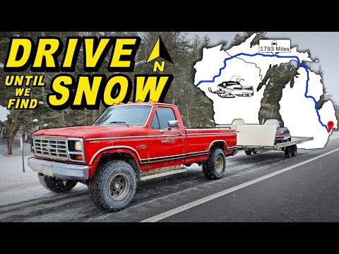 Will an Old TURBO 7.3 F250 Drive 1800 MILES in Snow and Ice!?
