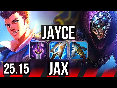 JAYCE vs JAX (TOP) | 6 solo kills, 47k DMG, Legendary, 20/5/6 | KR Challenger | 25.15
