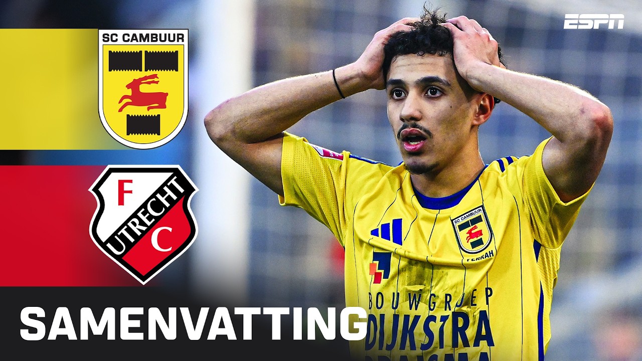 SC Cambuur vs Jong  Utrecht Highlights