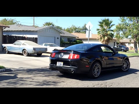 GT500 axleback vs Ford Racing sport Comparison 2011 Mustang GT