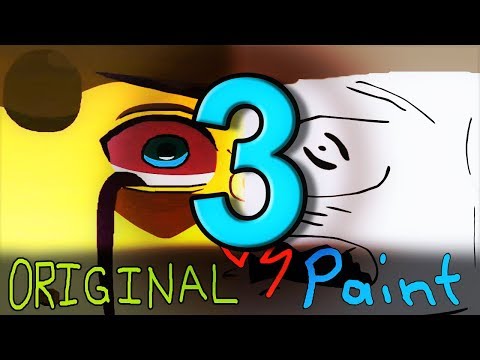 THE SPONGEBOB SQUAREPANTS ANIME OPENING 3 [HD] - PAINT VERSIONS VS ORIGINAL