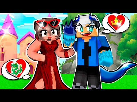 PRINCESA E DRAGÃO O AMOR PROIBIDO no Minecraft