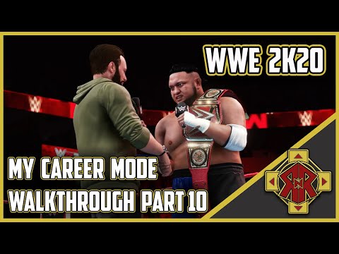 WWE 2K20 My Career Mode Part 10 - Universal Champion - Legend Difficulty - No Commentary
