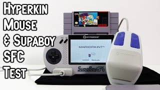 Hyperkin Hyper Click Retro Style SNES Mouse Review - Mario Paint SupaBoy SFC Test