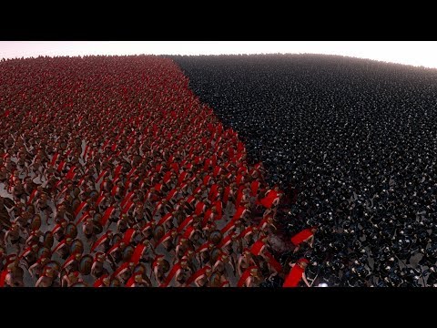 5000 SPARTANS vs 10000 GONDOR SOLDIERS