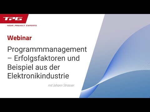 Programmmanagement – Erfolgsfaktoren und ein internationales Beispiel aus der Elektronikindustrie