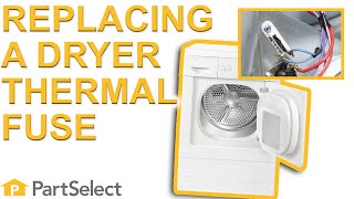 Dryer Troubleshooting: How to Replace a Thermal Fuse
