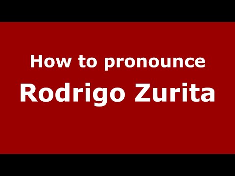 How do you say Rodrigo Zurita in Mexico (Mexican Spanish)? - PronounceNames.com