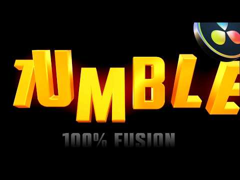DaVinci Resolve 3D Text Animation – Animate Every Letter Separately in Fusion
