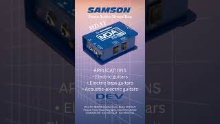 Video thumbnail for #shorts SAMSON MDA1 Mono Active Direct Box / Electric bass guitars / Acoustic-electric guitars by Devprosound