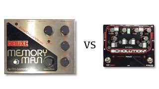 Video thumbnail for EHX Deluxe Memory Man vs Pigtronix Echolution 2 Deluxe by shnobel