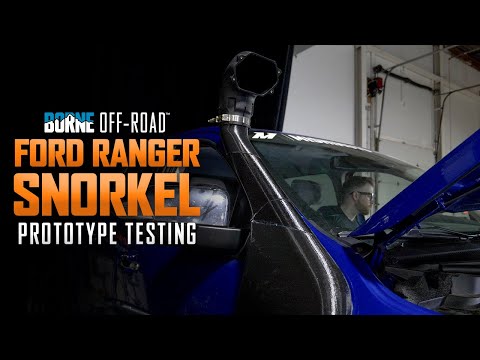 Testing Begins - 2019+ Ford Ranger Snorkel Prototype by Mishimoto