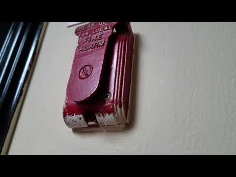 Vintage 1950s black button Montgomery Elevator 1815 Fenton St silver spring MD