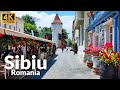 Walking Tour Of Sibiu Old Town Romania 4K Ultra HD 60fps Enchanting City Tour