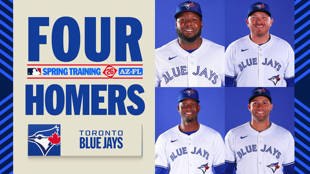 Blue Jays swat FOUR homers during MLB Spring Training! 💪 (Vlad Jr., Springer AND MORE!)