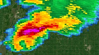 2017 Washburn, IL Supercell Radar Loop