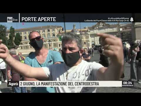 2 giugno, la manifestazione del centrodestra - Agorà 03/06/2020