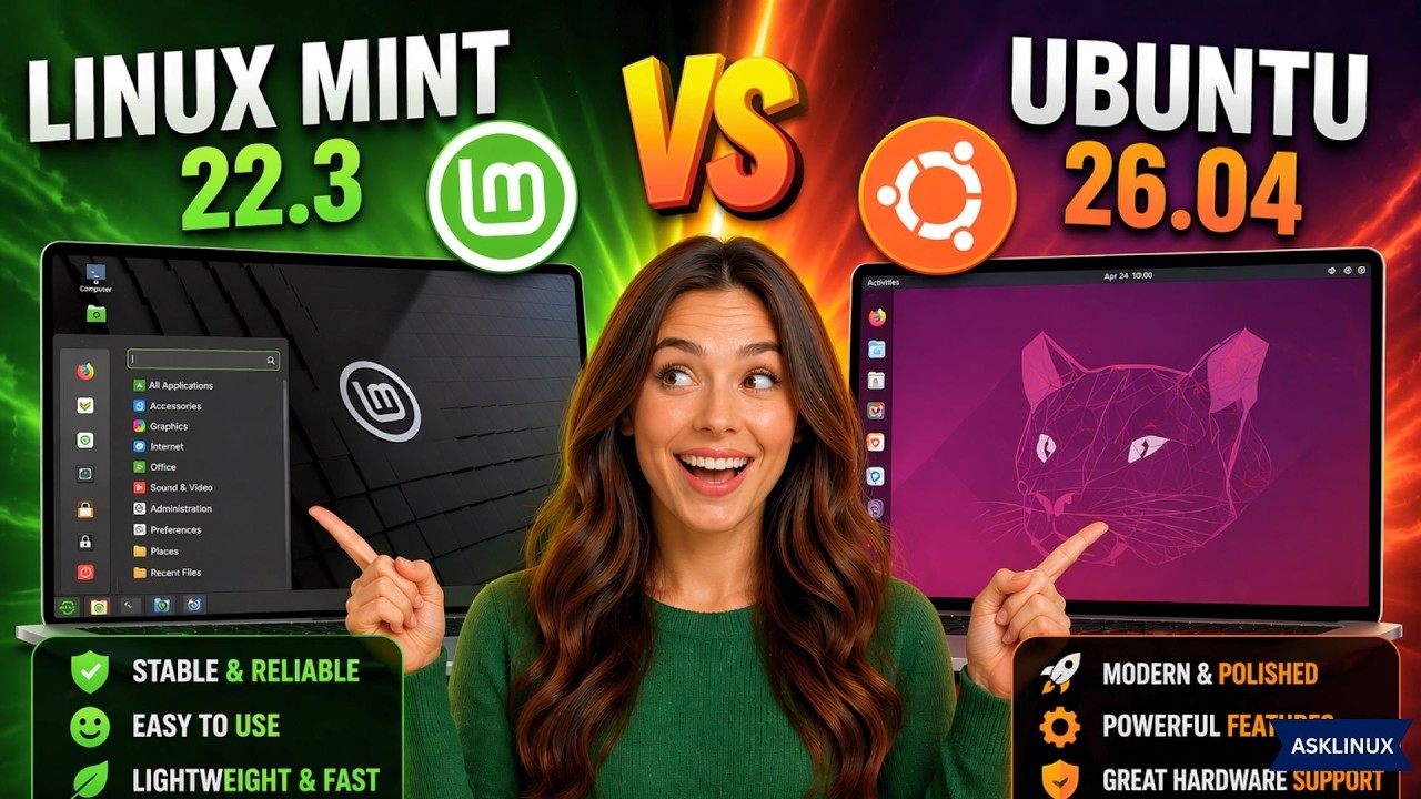 Linux Mint 22.3 vs Ubuntu 26.04 — Which One Should You Choose?