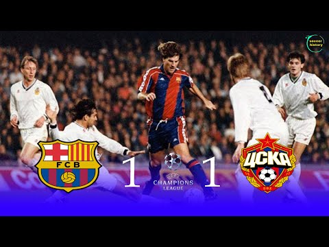 CSKA Moskva vs. FC Barcelona Champions League 1992-1993