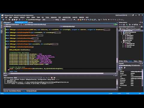 C++ DirectX11 Tutorial 1 - Initialize DirectX Part 3/3