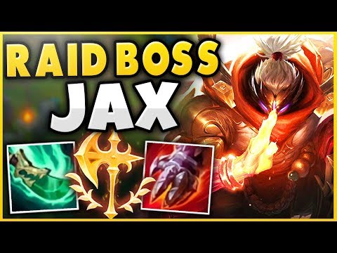 THIS 1V9 JAX BUILD LITERALLY MAKES HIM A RAID BOSS! SEASON 9 JAX TOP GAMEPLAY! - League of Legends