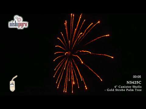 NS425C - Gold Strobe Palm Tree