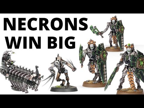 Necrons Win a Grand Tournament! Three Strong Necron Army Lists...