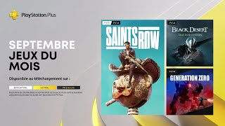 PlayStation Plus - Septembre 2023 - Saints Row, Black Desert - Traveler Edition et Generation Zero