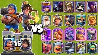 CANNONEER vs PRINCESS vs ALL CARDS | WHICH IS BETTER TOWER? | CLASH ROYALE