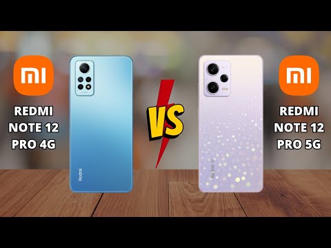 Redmi Note 12 Pro 4G VS Redmi Note 12 Pro 5G
