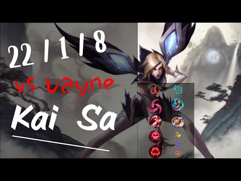 Kai'Sa ADC vs Vayne - Challenger Replay KR