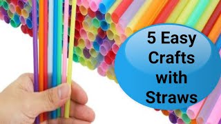 5 Creative activities with Straws| Fun activities with Straws for Kids