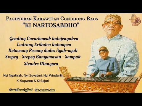 || Gending Cucurbawuk - Ladrang Srikaton - Ketawang Pocung Sl.Myr || Karawitan Condhong Raos ||